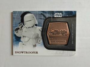 STAR WARS　Topps　SNOWTROOPER　ブロンズメダリオンカード