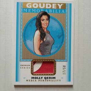 MOLLY QERIM（ESPNの人気司会者）2019 Upper Deck Goodwin Champions コスチュームカード 17/50の画像1