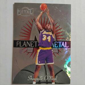 97-98 Skybox Metal Universe SHAQUILLE O’NEAL Planet Metal インサートの画像1