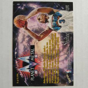 97-98 Skybox Metal Universe SHAREEF ABDUR-RAHIM Planet Metal インサートの画像2