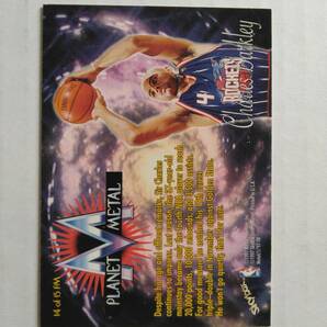 97-98 Skybox Metal Universe CHARLEZ BARKLEY Planet Metal インサートの画像2