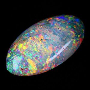 2.910ct 天然ホワイトオパール オーストラリア 遊色抜群 最高品質 〔Australia White opal 宝石 jewelry loose ルース natural 天然〕