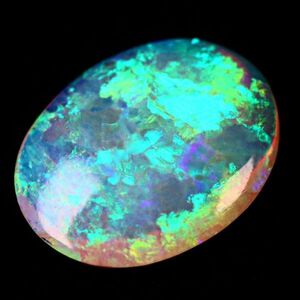 2.250ct 天然ホワイトオパール オーストラリア 最高品質 遊色抜群 〔Australia White opal jewelry natural ナチュラル loose ルース〕