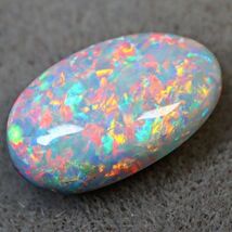 1.000ct 天然ブラックオパール オーストラリア 最高級 遊色抜群 〔Australia Black opal 宝石 裸石 ルース 天然 jewelry natural loose〕_画像1