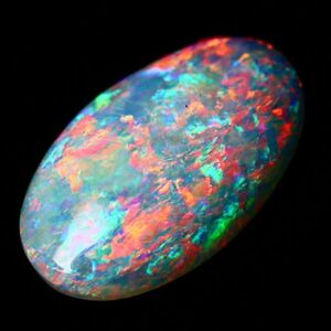 2.760ct 天然ホワイトオパール オーストラリア 遊色抜群 最高品質 〔Australia White opal 宝石 jewelry loose ルース natural 天然〕