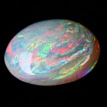 2.295ct 天然ホワイトオパール オーストラリア 遊色抜群 高品質〔Australia White opal 宝石 jewelry ナチュラル natural 裸石 loose 〕_画像4