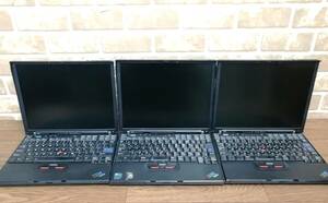 ＜505H100＞【ジャンク】ThinkPad X40 BIOS起動確認/3台セット/まとめて