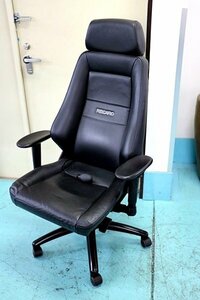 RECARO Recaro 24H CHAIR office chair leather black 7210891-816 lumbago (* postage 0 jpy . is no * separate occurs ) 50332Y