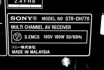 SONY STR-DH770 　AVアンプ 7.1chマルチチャンネルインテグレート　AVレシーバー　42091Y_画像4