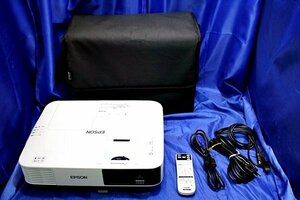 ★明るさ4200lm/74・0ｈ★ EPSON/エプソン 液晶プロジェクター ◆EB-2140W/リモコン・ケース・HDMI・VGAケーブル付属◆ 50322Y