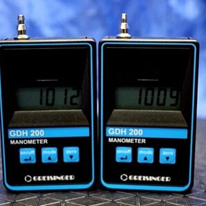 未使用/2台セット GREISINGER GDH 200-14 デジタル真空気圧計 Digital Vacuum-/ Barometer and Manometer  50483Yの画像2