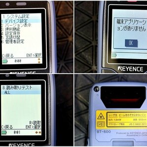 ★美品/5台セット★ KEYENCE バーコードハンディターミナル ◆BT-600×5台(本体/未使用汎用バッテリー付)◆ 49835Yの画像5