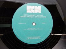 Keith Jarrett「Ritual」LP（12インチ）/ECM Records(ECM 1 1112)/ジャズ_画像2