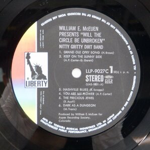 Nitty Gritty Dirt Band「Will The Circle Be Unbroken」LP（12インチ）/Liberty(LLP-9027C)/フォークの画像2