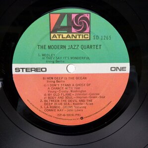 The Modern Jazz Quartet「The Modern Jazz Quartet」LP（12インチ）/Atlantic(1265)/ジャズの画像2