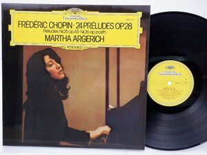 Frederic Chopin「24 Preludes Op. 28 ・ Preludes Nr. 25 Op. 45 ・ Nr. 26 Op. Posth.」LP/Deutsche Grammophon(2530 721)
