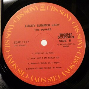 The Square(ザ・スクェア)「Lucky Summer Lady(ラッキー・サマー・レディー)」LP（12インチ）/CBS/Sony(25AP 1117)/Jazzの画像2