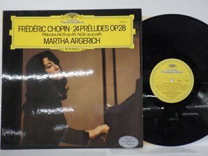 Frederic Chopin「24 Preludes Op. 28 ・ Preludes Nr. 25 Op. 45 ・ Nr. 26 Op. Posth.」LP/Deutsche Grammophon(2530 721)