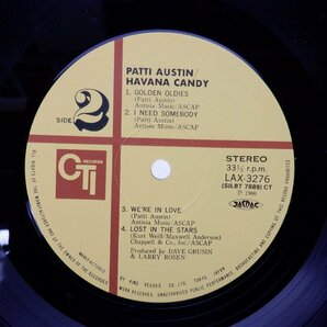 パティ・オースティン「ハバナ・キャンディ」LP(LAX 3276)/ジャズの画像2