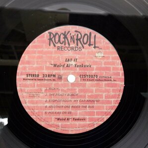Weird Al Yankovic(アル・ヤンコビック)「Eat It(スリだー)」LP（12インチ）/Rock 'N' Roll Records(C25Y0070)/Rockの画像2