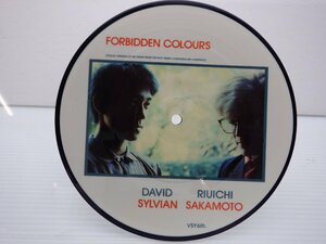 Ryuichi Sakamoto & David Sylvian「Forbidden Colours」EP（7インチ）/Virgin(VSY 601)/邦楽ポップス