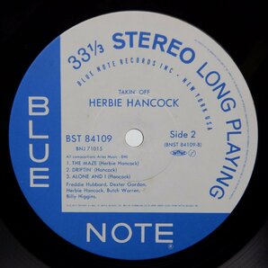 Herbie Hancock(ハービー・ハンコック)「Takin' Off」LP（12インチ）/Blue Note(GXK 8021/BST 84109)/ジャズの画像2
