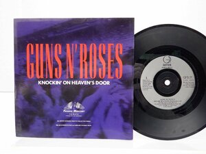 Guns N' Roses「Knockin' On Heaven's Door」EP（7インチ）/Geffen Records(GFS 21)/洋楽ロック