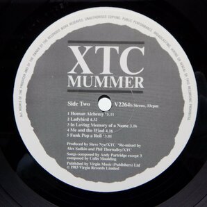 【UK盤】XTC「Mummer」LP（12インチ）/Virgin(V2264)/Rockの画像2