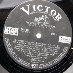 The Monkees「Golden Album」LP（12インチ）/Victor(SRA 5103)/洋楽ポップスの画像2