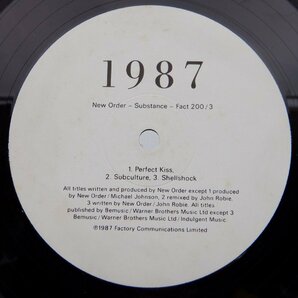 New Order(ニュー・オーダー)「Substance(サブスタンス)」LP（12インチ）/Factory Records(Fact 200)/ポップスの画像2