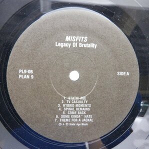 Misfits「Legacy Of Brutality」LP（12インチ）/Plan 9(PL9-06)/洋楽ロックの画像2