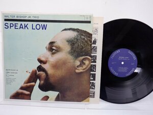 Walter Bishop Jr. Trio(ウォルター・ビショップ・ジュニア・トリオ)「Speak Low」LP（12インチ）/Jazztime(PA-3077(M))/ジャズ