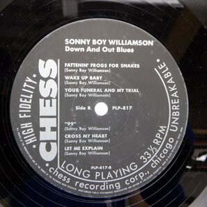 Sonny Boy Williamson(サニー・ボーイ・ウィリアムスン)「Down And Out Blues」LP（12インチ）/Chess(PLP-817)/ブルースの画像2