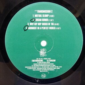 【2LP】DJ Shadow(DJシャドウ)「Endtroducing.....」LP（12インチ）/Mo Wax(697-124 123-1)/ヒップホップの画像2