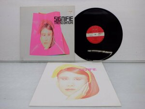 大貫妙子「Signifie(シ二フィエ)」LP（12インチ）/Dear Heart(RAL-8810)/Electronic