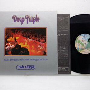 Deep Purple(ディープ・パープル)「Made In Europe」LP（12インチ）/Warner Bros. Records(P-10262W)/Rockの画像1