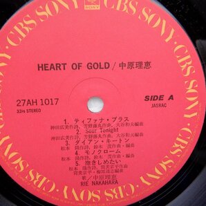 中原理恵「Heart Of Gold」LP（12インチ）/CBS/Sony(27AH 1017)/Funk / Soulの画像2