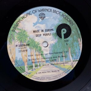 Deep Purple(ディープ・パープル)「Made In Europe」LP（12インチ）/Warner Bros. Records(P-10262W)/Rockの画像2