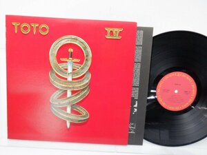 TOTO「Toto Ⅳ」LP（12インチ）/CBS/SONY(20AP 2280)/洋楽ロック