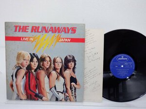 The Runaways(ザ・ランナウェイズ)「Live In Japan (ライブ！ ザ・ランナウェイズ・イン・ジャパン)」Mercury(RJ-7249)/洋楽ロック