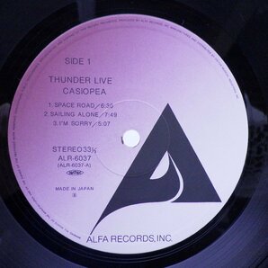 Casiopea(カシオペア)「Thunder Live」LP（12インチ）/Alfa(ALR-6037)/ジャズの画像2
