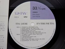 Tina Louise(ティナ・ルイス)「It's Time For Tina」LP（12インチ）/DIW(DIW-25022)/ジャズ_画像2