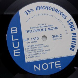 Thelonious Monk(セロニアス・モンク)「Genius Of Modern Music」LP（12インチ）/Blue Note(GXF 3014(M)/BLP 1510)/Jazzの画像2