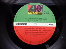 The Allman Brothers Band(オールマン・ブラザーズ・バンド)「The Allman Brothers Band At Fillmore East」Atlantic(P-5016-17A)/Rock_画像2