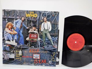 The Who(ザ・フー)「Who Are You(フー・アー・ユー)」LP（12インチ）/CBS/Sony(25AP 1130)/ロック