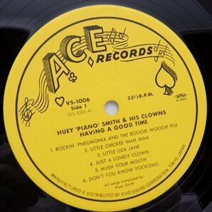 Huey Piano Smith & His Clowns「Having A Good Time」LP（12インチ）/Ace Records(VS 1006)/ブルースの画像2