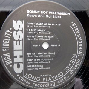 Sonny Boy Williamson(サニー・ボーイ・ウィリアムスン)「Down And Out Blues」LP（12インチ）/Chess(PLP-817)/ブルースqの画像2