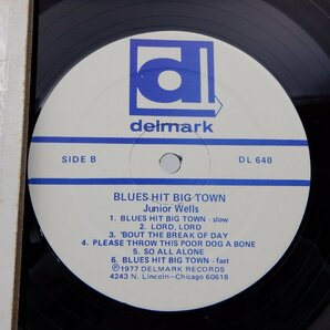 Junior Wells「Blues Hit Big Town」LP（12インチ）/Delmark Records(DL 640)/Bluesの画像2