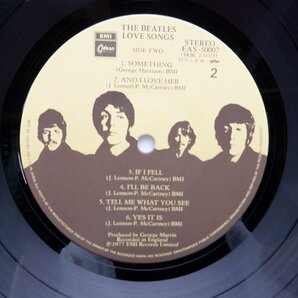 The Beatles(ビートルズ)「Love Songs(ラヴ・ソングス)」LP（12インチ）/Odeon(EAS-50007・8)/洋楽ロックの画像2