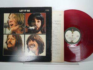 【赤盤】The Beatles(ビートルズ)「Let It Be(レット・イット・ビー)」LP（12インチ）/Apple Records(AP-9009)/ロック